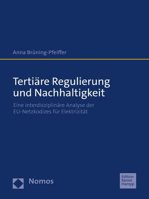 cover image of Tertiäre Regulierung und Nachhaltigkeit